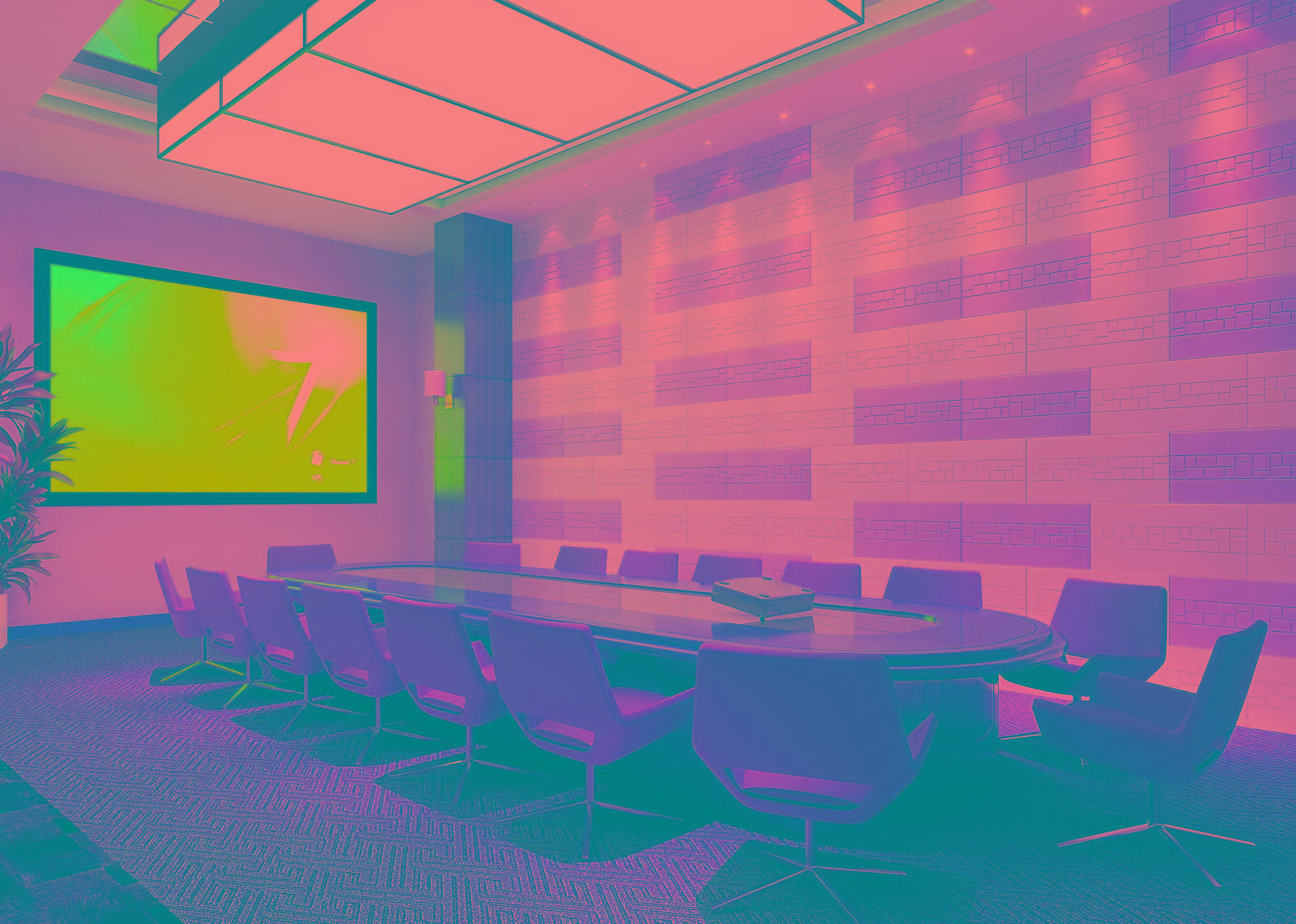 3D-панели в конференц-залах