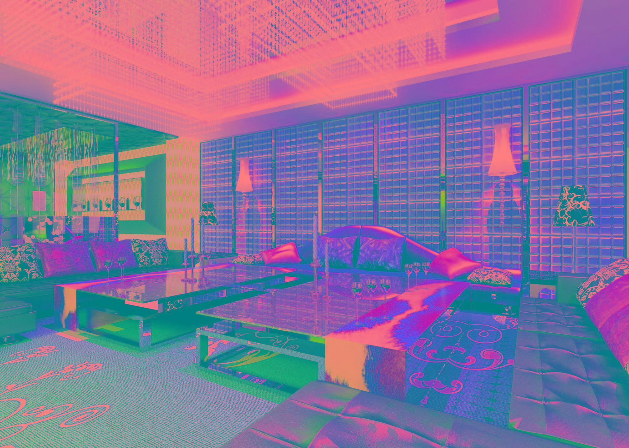 3D-панели в ночных клубах